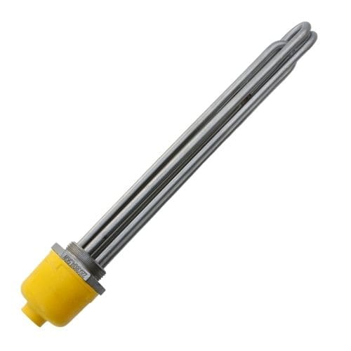 Блок ТЭН 4,5 кВт для воды 310 мм фланец G1 1/2" 220/380 В (трубка + колпак) HF